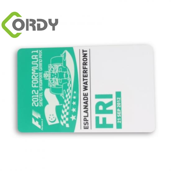  125КГЦ прозрачная печать rfid визитная карточка